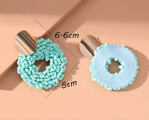 Flavia Beaded Earrings - Madmoizelle Closet
