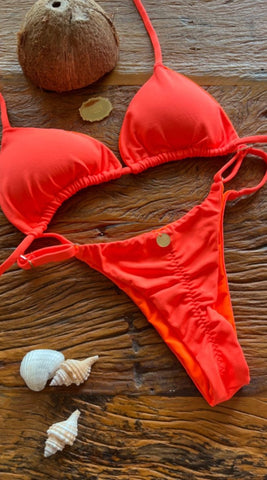 Gio Orange Bikini Set - Madmoizelle Closet