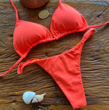 Gio Orange Bikini Set - Madmoizelle Closet