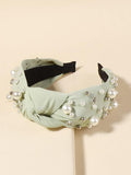 Green Fashion Pearl Headband - Madmoizelle Closet