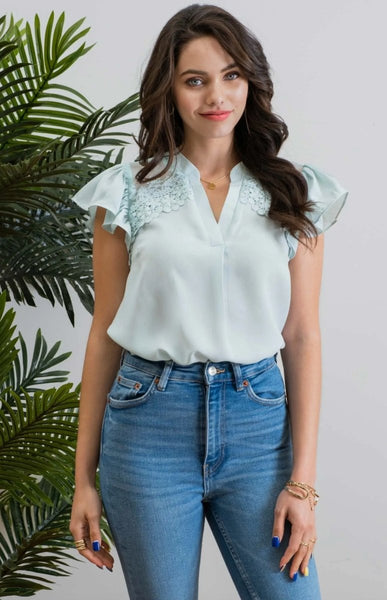 Harper Lace Top - Madmoizelle Closet