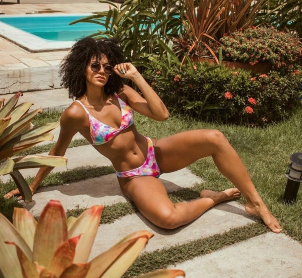 Ingrid Tie Dye Bikini Set - Madmoizelle Closet