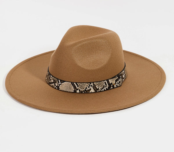 Isabella Boho Strap Straw Pork Pie Hat - Madmoizelle Closet