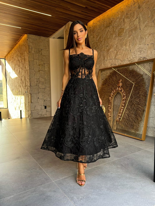 Joana Luxury Dress - Madmoizelle Closet