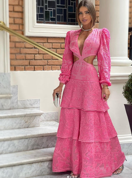 Aline Luxury Pink Dress