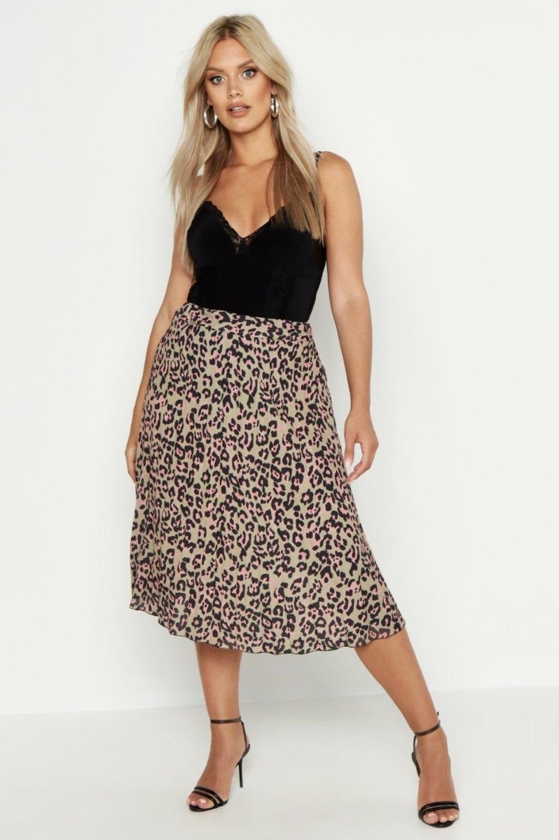 Leopard Midi Skirt - Madmoizelle Closet