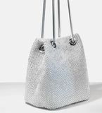 Livia Rhinestone Shoulder Bag - Madmoizelle Closet