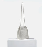 Livia Rhinestone Shoulder Bag - Madmoizelle Closet
