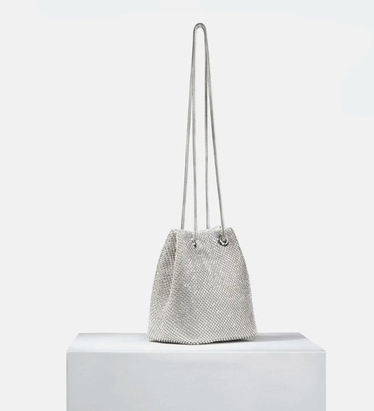 Livia Rhinestone Shoulder Bag - Madmoizelle Closet