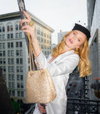 Livia Rhinestone Shoulder Bag - Madmoizelle Closet