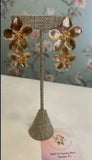 Lorena Double Flower Earrings - Madmoizelle Closet