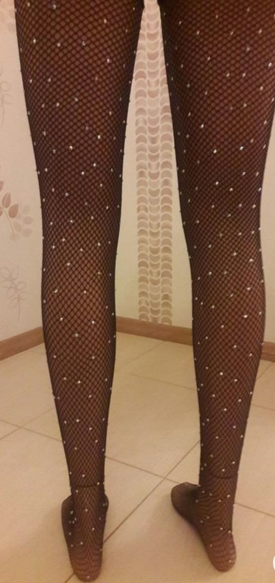Paula Rhinestone Tights - Madmoizelle Closet