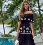 Rosangela Luxury Black Dress - Madmoizelle Closet