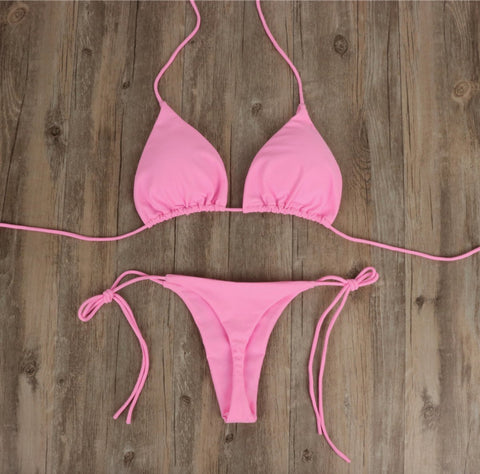 Sabrina Pink Set Swimsuit - Madmoizelle Closet