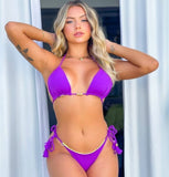 Sand Lavander Reversible Bikini Set - Madmoizelle Closet