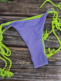 Sand Lavander Reversible Bikini Set - Madmoizelle Closet