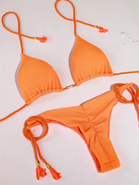 Sonia Orange Bikini - Madmoizelle Closet
