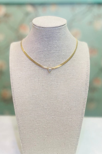 Thamires 18K Gold Filled Egyptian Style Herringbone Snake Chain - Madmoizelle Closet